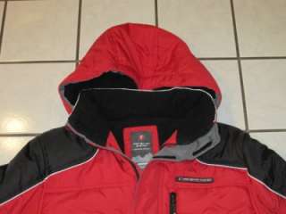   PROTECTION SYSTEM RED AND BLACK BUBBLE JACKET SIZE 14 16 #30  