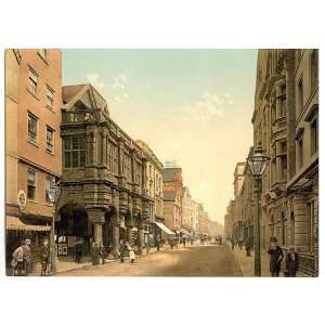    Photochrom Reprint of High Street, Exeter, England