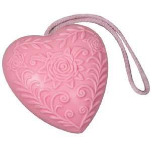  Heart Soap on a Rope   Luxury Handmade Rose Soap Toys 