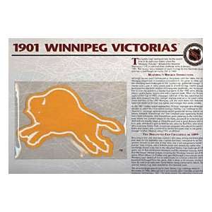   Victorias Official Patch on Team History Card Sports Collectibles