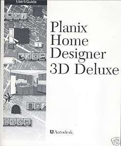 Users Guide Planix Home Designer 3D Deluxe By Autodesk  