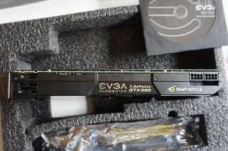 EVGA GeForce GTX590 Video Card #0021 Life time warranty  