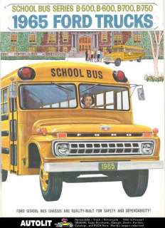 1965 Ford School Bus Brochure  