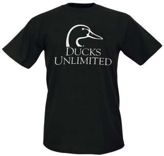 Ducks Unlimited Logo T Shirt Black / Military NWT  