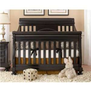  Sleigh Convertible Crib Summers Evening ant.blk Baby