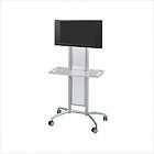 Safco Flat Panel TV Cart   Steel, Polycarbonate   Gray