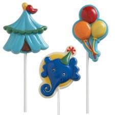 Wilton Big Top Circus Lollipop Candy Mold Supplies  