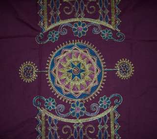 Boho Hippie Cotton Embroidered Kaftan Caftan long Dress Plus Size XL 