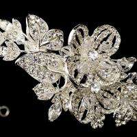 Swarovski Crystal Side Accented Bridal Headpiece  