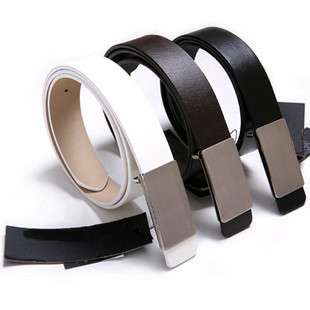 Mens Premium Stylish Fashion Buckle PU Leather belt  