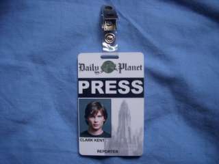 Smallville ID Card Superman Daily Press Pass PVC Cards  