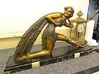 art deco lady by demetries chiparus original signed foundry marked 