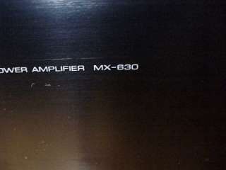 YAMAHA MX 630 POWER AMPLIFIER, WORKS PERFECT.  
