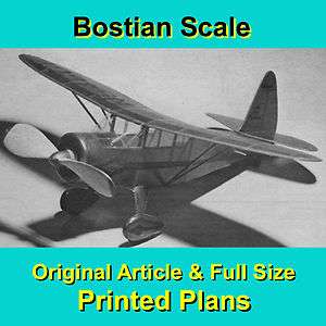   OLD HOWARD DGA 15 MODEL AIRPLANE PLANS INCLDING BUILDING NOTES  