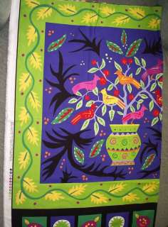   Quilters Only Bird Tree 5686 Sewing Fabric Material Panel By Sargent