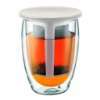 BODUM TEA FOR ONE Teeglas mit Kunststofffilter, doppelwandig, 0.35 l 