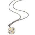  JEWELS D&G I D&G SS NECKLACE ROUND PENDANT D&G IN RELIEF 