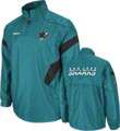 San Jose Sharks Teal Center Ice 1/4 Zip Hot Jacket