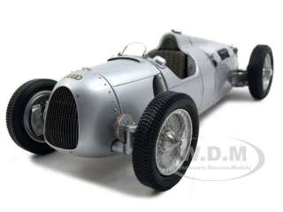   diecast model of 1936 1937 auto union type c silver die cast model car