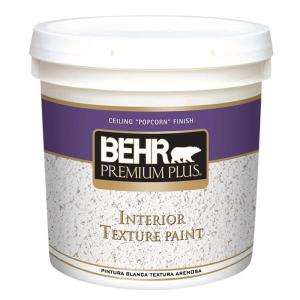 BEHR Premium Plus 2 Gal. Flat Popcorn Interior Texture Paint 55902 at 