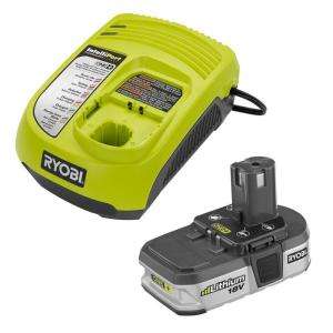 Ryobi 18 Volt ONE+ Lithium Ion Battery and Charger Upgrade Kit P126 at 