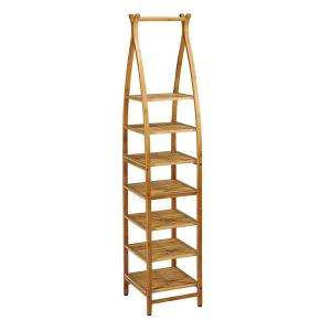 Home Decorators Collection Isle 60 in. H Bath Shelves in Bamboo 