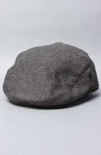 Brixton The Hooligan Hat in Gray and Black Herringbone  Karmaloop 