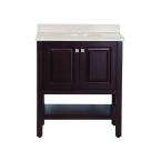Bombay 30 in. W x 18 in. D Vanity in Chocolate with ColorPoint Vanity 