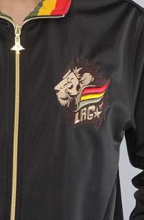 LRG The Ragga Tunes Track Jacket in Black  Karmaloop   Global 