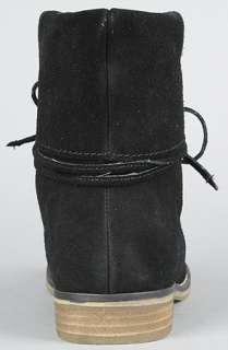 MIA Shoes The Tawannah Boot in Black Suede  Karmaloop   Global 