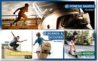 Inline Skates für Einsteiger & Profis, Eis Skates, Skateboards 