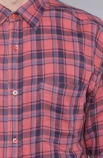 CHAMBERS The Oneway Buttondown Shirt in Off Red Plaid  Karmaloop 