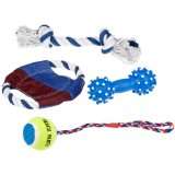 Trixie 3499 Spielset SunnFun für Hunde, 4 Teile