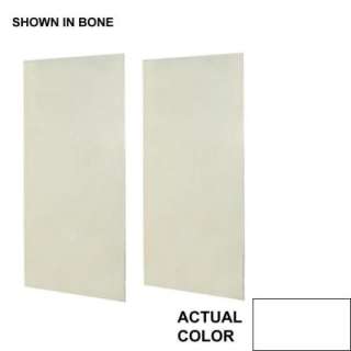 Swanstone48 in. x 96 in. Two Piece Easy Up Adhesive Shower Wall Panels 