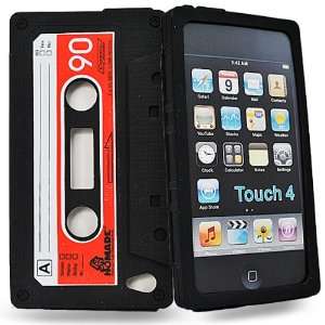     Schwarz silikon kassette Schutzhülle für Apple ipod touch 4