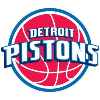 Fathead 48 In. X 41 In. Detroit Pistons Logo Wall Applique FH62 62007 