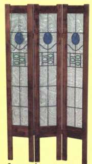 Amish Room Divider Screens Screen Panel Stained Glass  