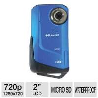 The Polaroid X720E HD Waterproof Camcorder features a 3x digital zoom 