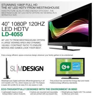 Westinghouse LD 4055 40 Class LED HDTV  1080p, 1920 x 1080, 169, 4000 