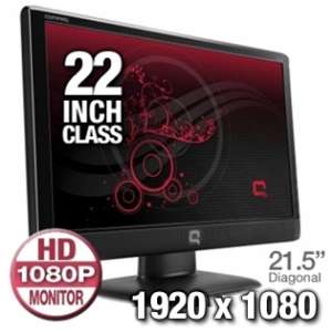 Compaq Q2159 22 Class Widescreen LCD Monitor   1080p, 1920x1080, 169 