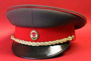   Hungary ARMY OFFICER VISOR HAT cap ORIGNL Soviet era Warsaw Pact 1980s