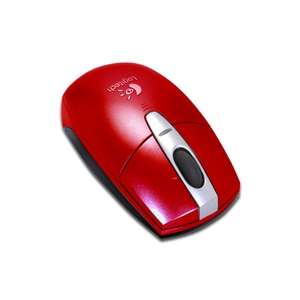 Logitech V200 Cordless Notebook Mouse (Red) 