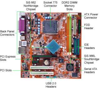 ABIT SG 95 SiS Socket 775 MicroATX Motherboard / Audio / Video / PCI 