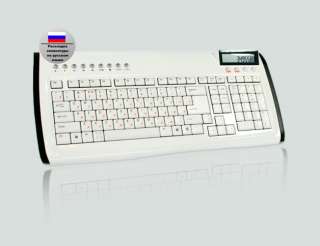 Russische Tastatur Lasergravur Multimedia USB FujitsuS  