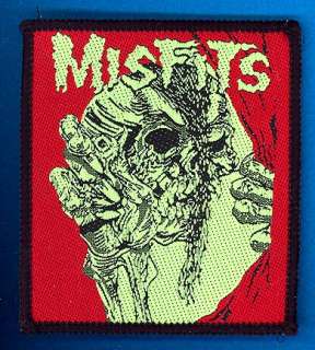 Misfits the hand 1983 uk sew on cloth patch  