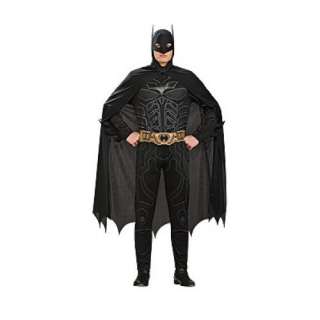 FANCY DRESS  Dark Knight Batman Costume MED RUBIES  