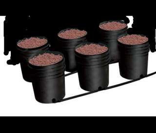 CAP Ebb n Gro Expansion Kit w/ 6 Pots, Tubing & Fitting  