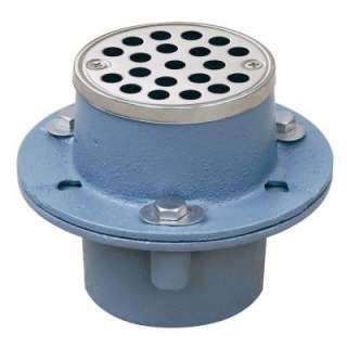 Sioux Chief 2 in. Cast Iron Shower Drain with Strainer 821 2INS at The 