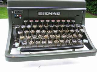 Alte Schreibmaschine Siemag in Bayern   Straubing  Sammeln   