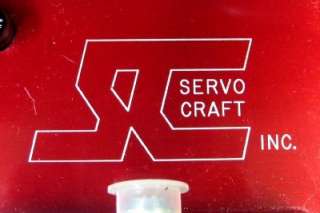 ServoCraft Portable Servo Valve Analyzer Tester Used  